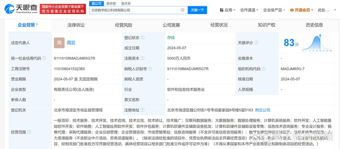 【#蚂蚁集团在北京成立科技公司# #蚂蚁集团北京新公